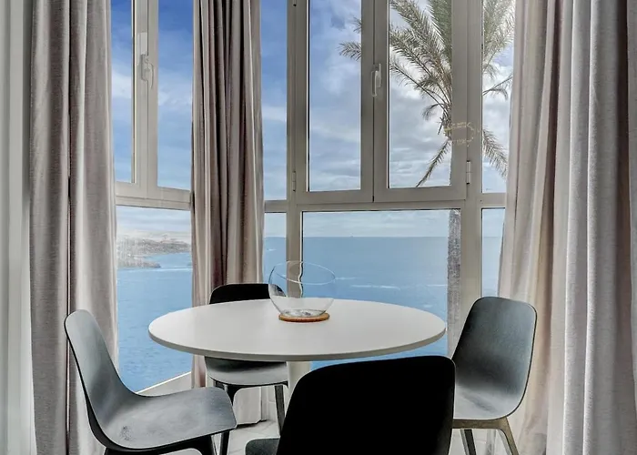 شقة Atlantic Window - Adeje Playa Paraiso Oceanfront *